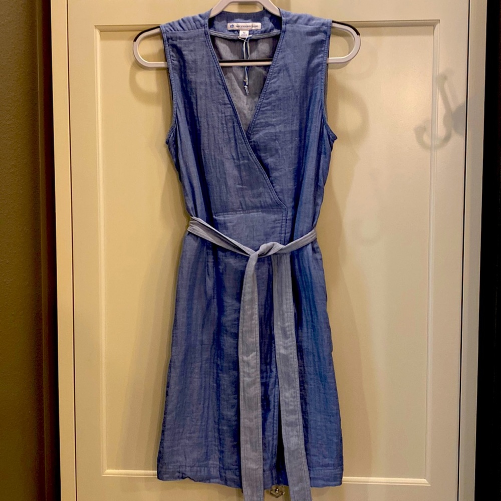Southern Tide chambray dress size medium NWOT